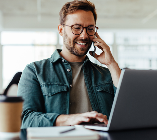 salesman on a call - Copy